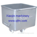 Stainless Steel Meat Trolley for Meat Processing Skip Cart